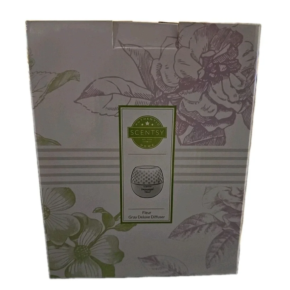 Scentsy‎ Fleur Gray Deluxe Diffuser